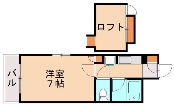 本城駅 徒歩15分 5階の物件間取画像